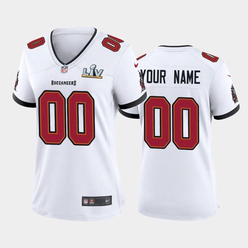 Women's Tampa Bay Buccaneers ACTIVE PLAYER 2021 White NFL Super Bowl LV Limited Stitched Jersey
